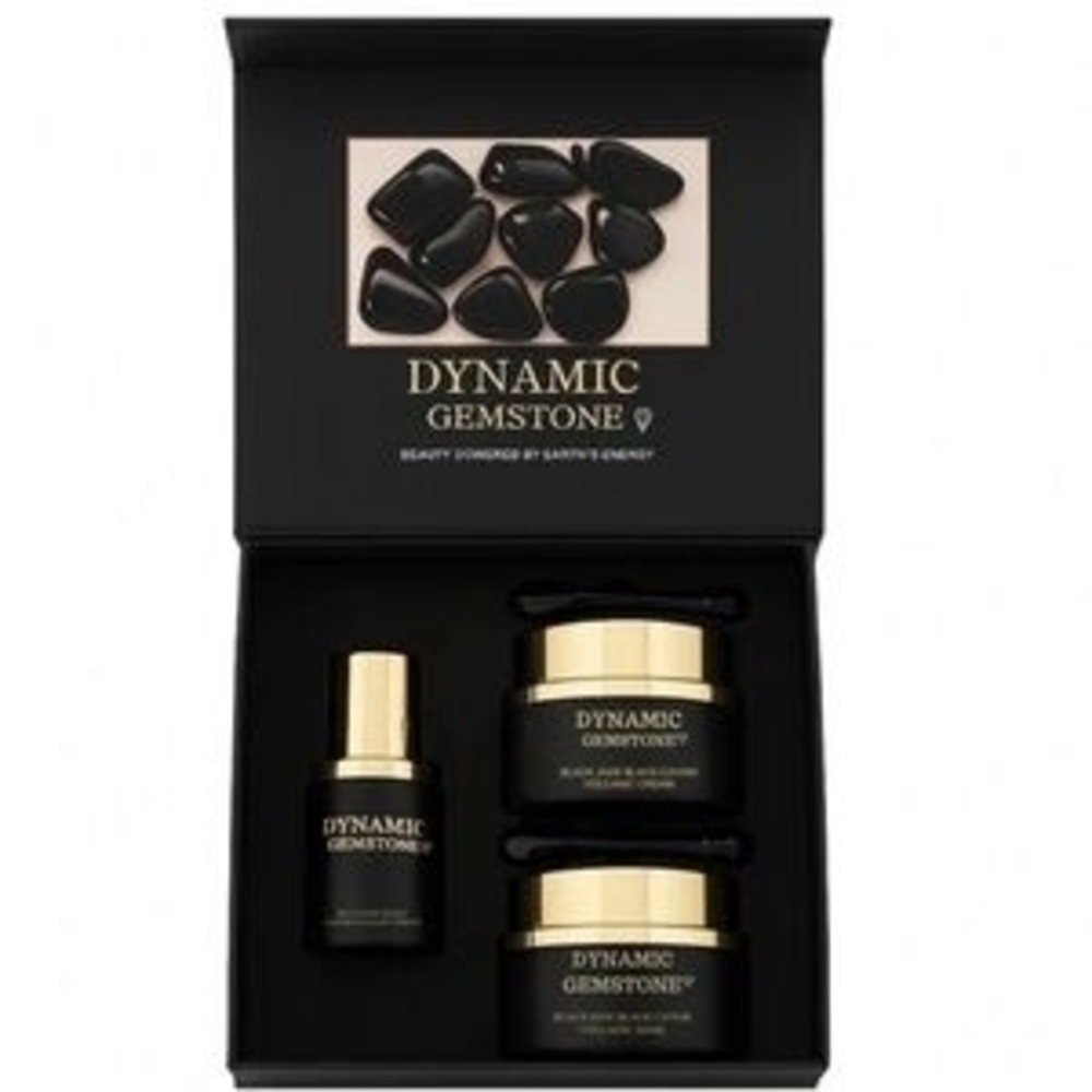 Dynamic Gemstone Black and Gold Moisturizer Sealed Box Set